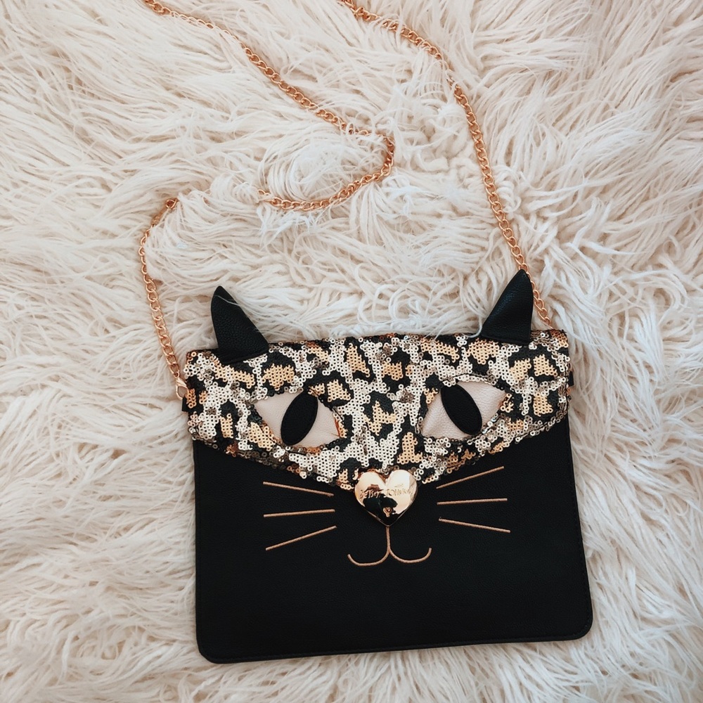 Betsey Johnson Cat Evening Bag
